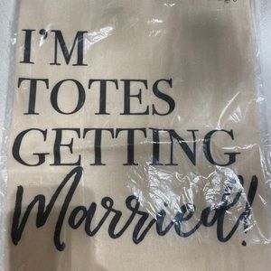 Bride Canvas Tote Bag NEW